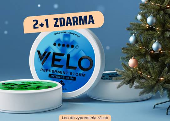 Svieža zima prichádza s VELO – kúp dva, tretí dostaneš ZDARMA