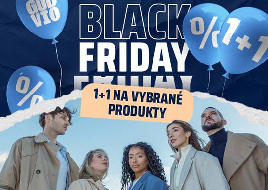 Nezmeškaj Black Friday na GUDVIO! Využi akciu 1+1 zdarma