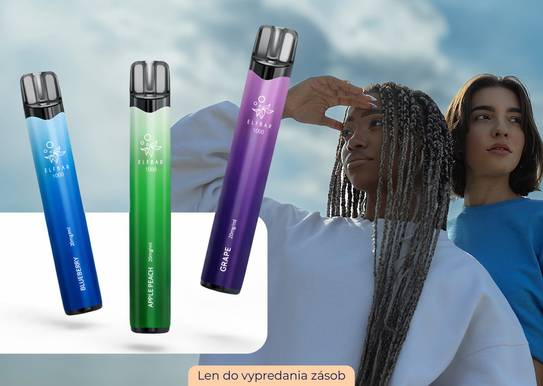 ELFBAR 1000: Tisíckrát lepšia chuť a za menej, neváhaj a využi akciu 2+1