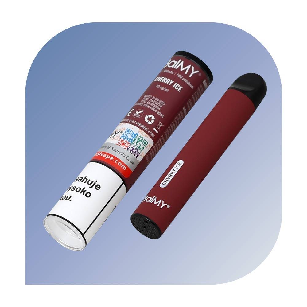 BalMy 500 Puffs - Cherry Ice (20mg/2ml) - jednorazová bezdymka