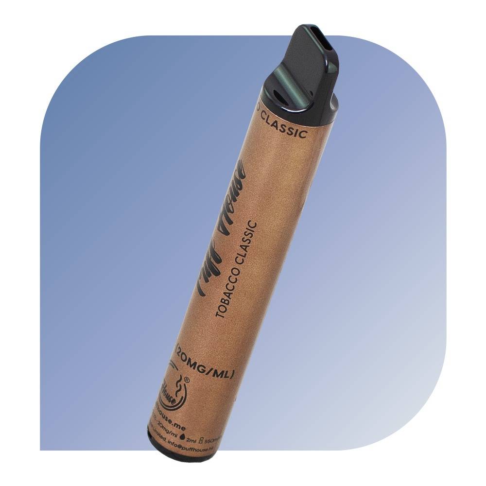 Puff House 800 Puffs - Tobacco Classic (20mg/ml) - bezdymka