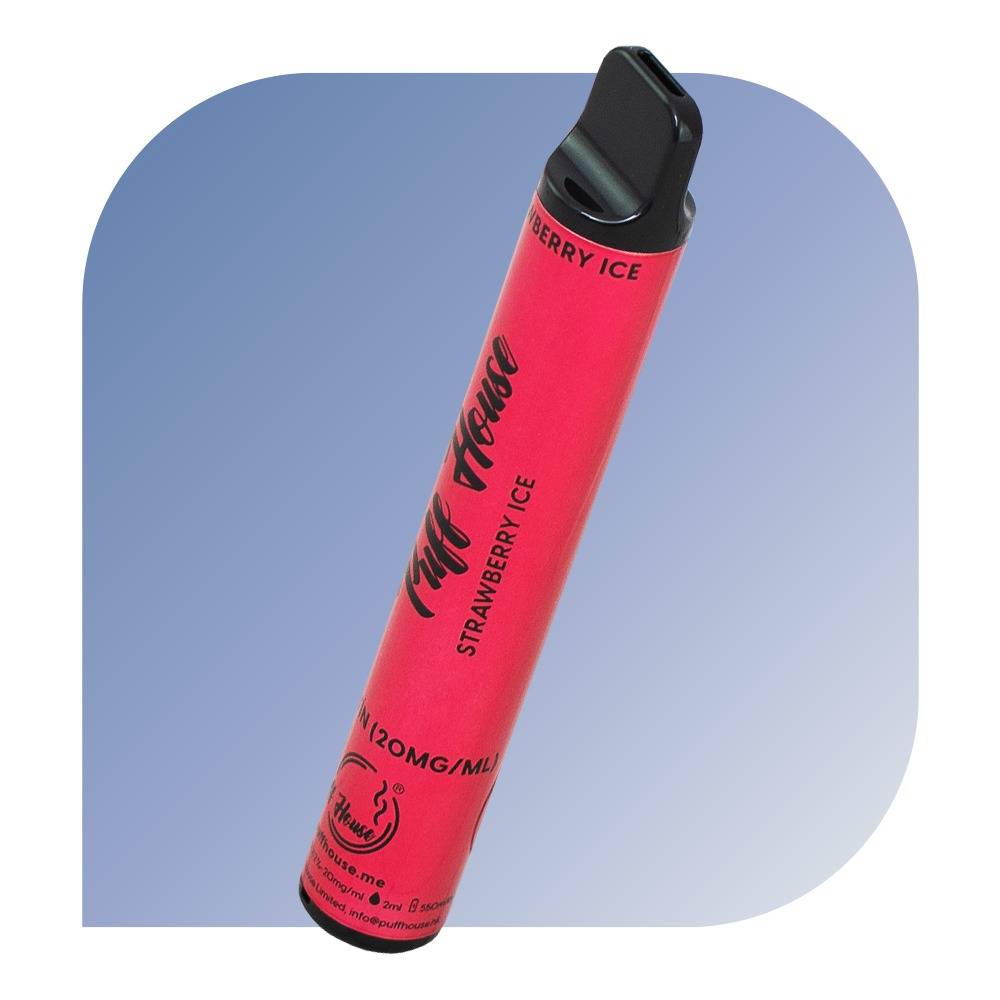 Puff House 800 Puffs - Strawberry Ice (20mg/ml) - bezdymka