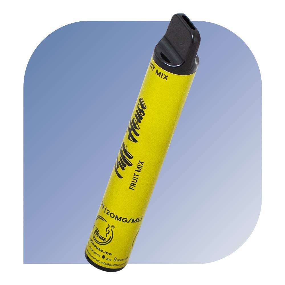 Puff House 800 Puffs - Fruit Mix (20mg/ml) - jednorazovu00e1 e-cigareta