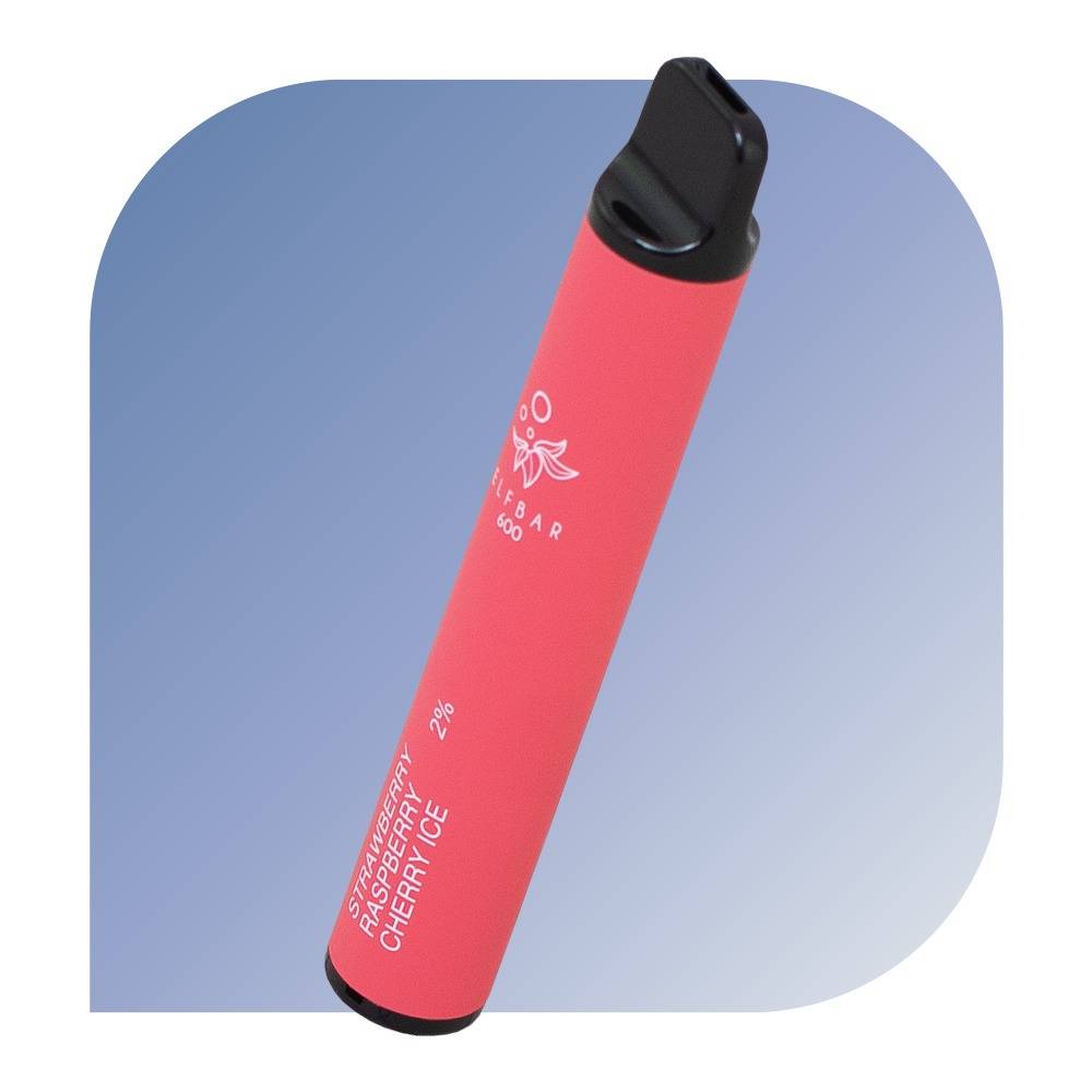 Elfbar 600 Puffs - Strawberry Raspberry Cherry Ice (20mg/ml) - jednorazovu00e1 bezdymka