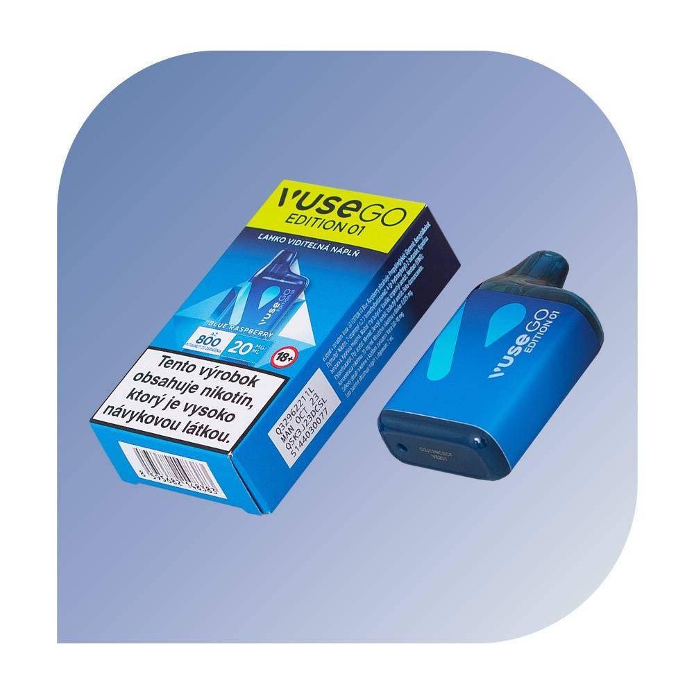 VUSE GO Edition 01 - Blue Raspberry (20mg/ml) - jednoru00e1zovu00e1 bezdymka