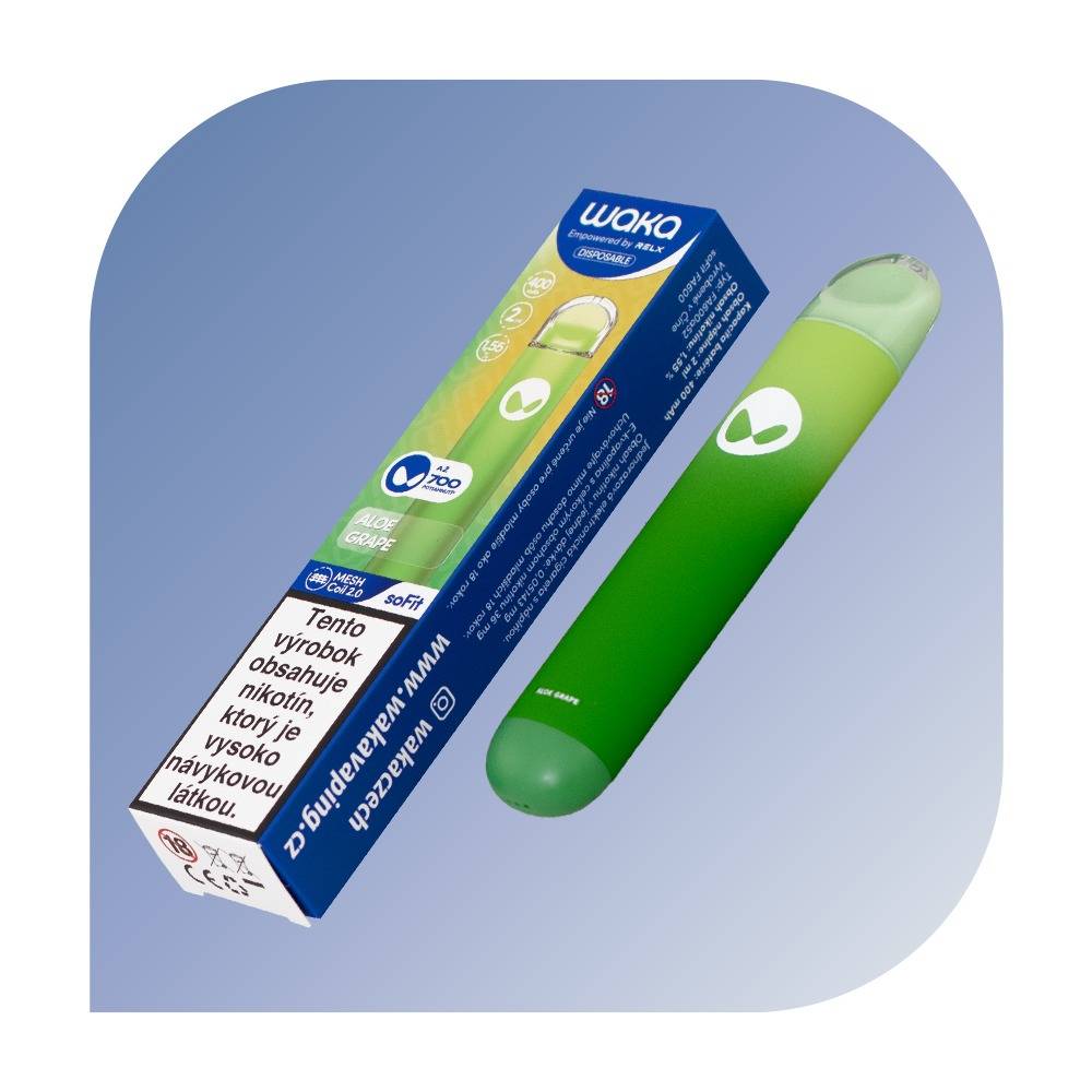 Waka Sofit 700 Puffs - Aloe Grape (18mg/ml) - jednorazovu00e1 bezdymka