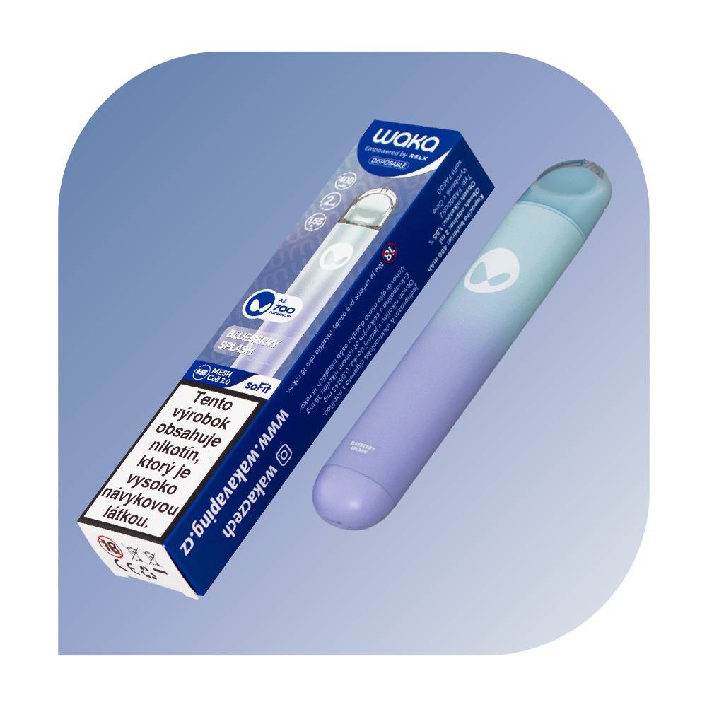 Waka soFit 700 Puffs - BLueberry Splash (18mg/ml) - jednorazovu00e1 bezdymka