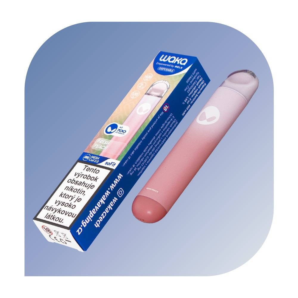 Waka soFit 700 Puffs - Fresh Peach (18mg/ml) - jednorazovu00e1 bezdymka
