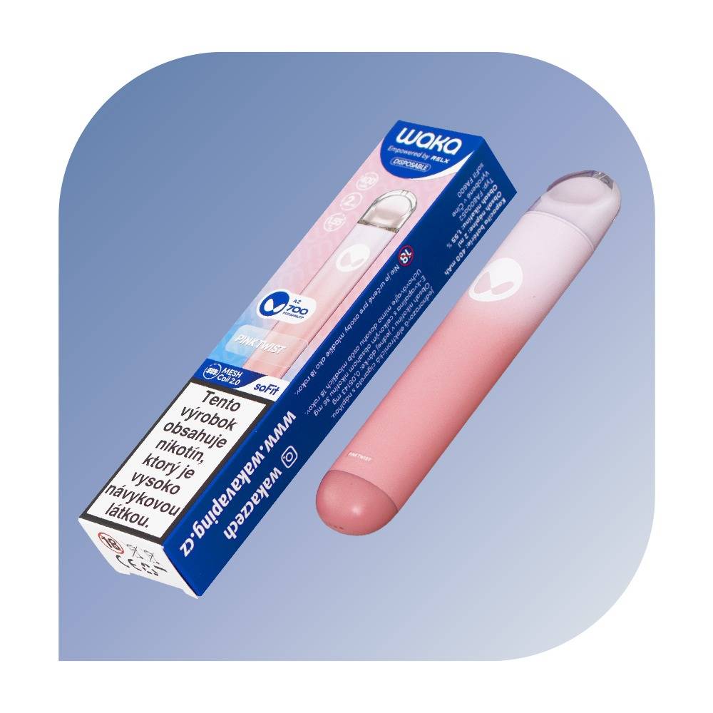 Waka soFit 700 Puffs - Pink Twist (18mg/ml) - jednorazovu00e1 bezdymka