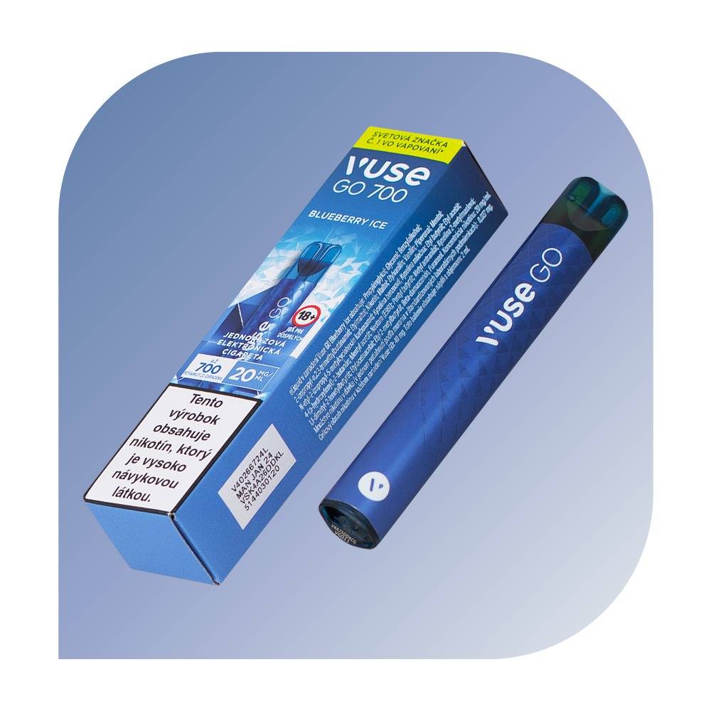 vuse go 700 blueberry ice VUSE GO 700 Puffs - Blueberry Ice (20mg/ml)