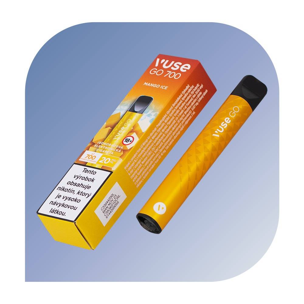 VUSE GO 700 - Mango Ice (20mg/2ml) - jednorazovu00e1 bezdymka