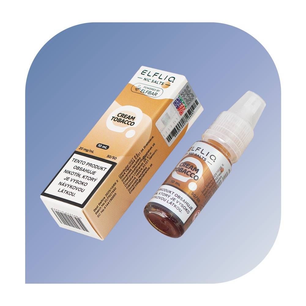 Elfliq - Cream Tobacco (20mg/ml) - e-liquid