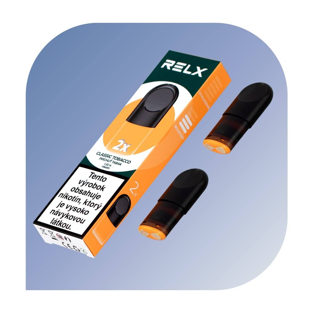 Relx - Classic Tobacco (18mg/ml) - vymeniteu013enu00fd POD 2ks