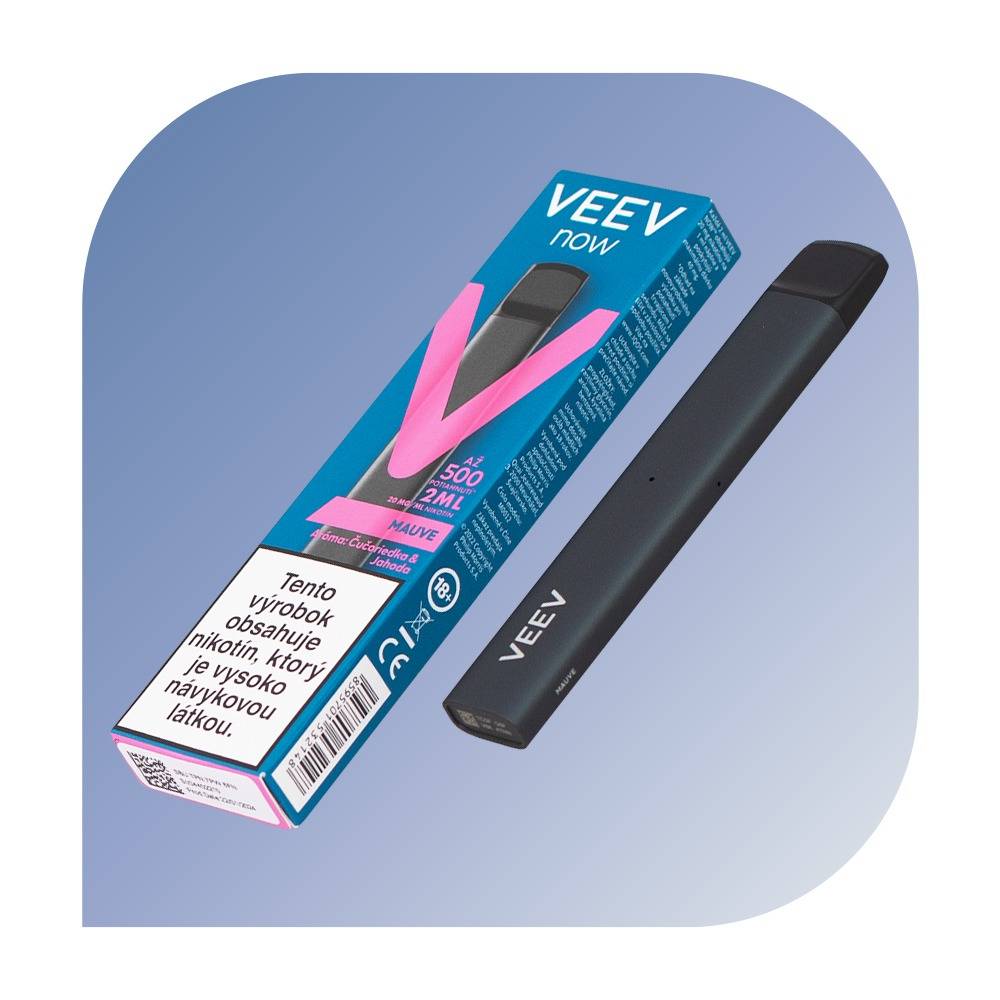 VEEV now 500 Puffs - Mauve (20mg/ml) - jednorazovu00e1 bezdymka