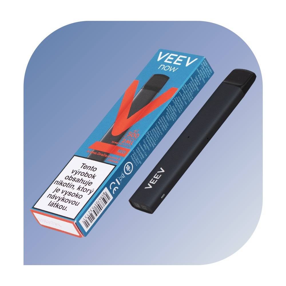 VEEV NOW 500 Puffs - Red (20mg/ml) - jednorazovu00e1 bezdymka