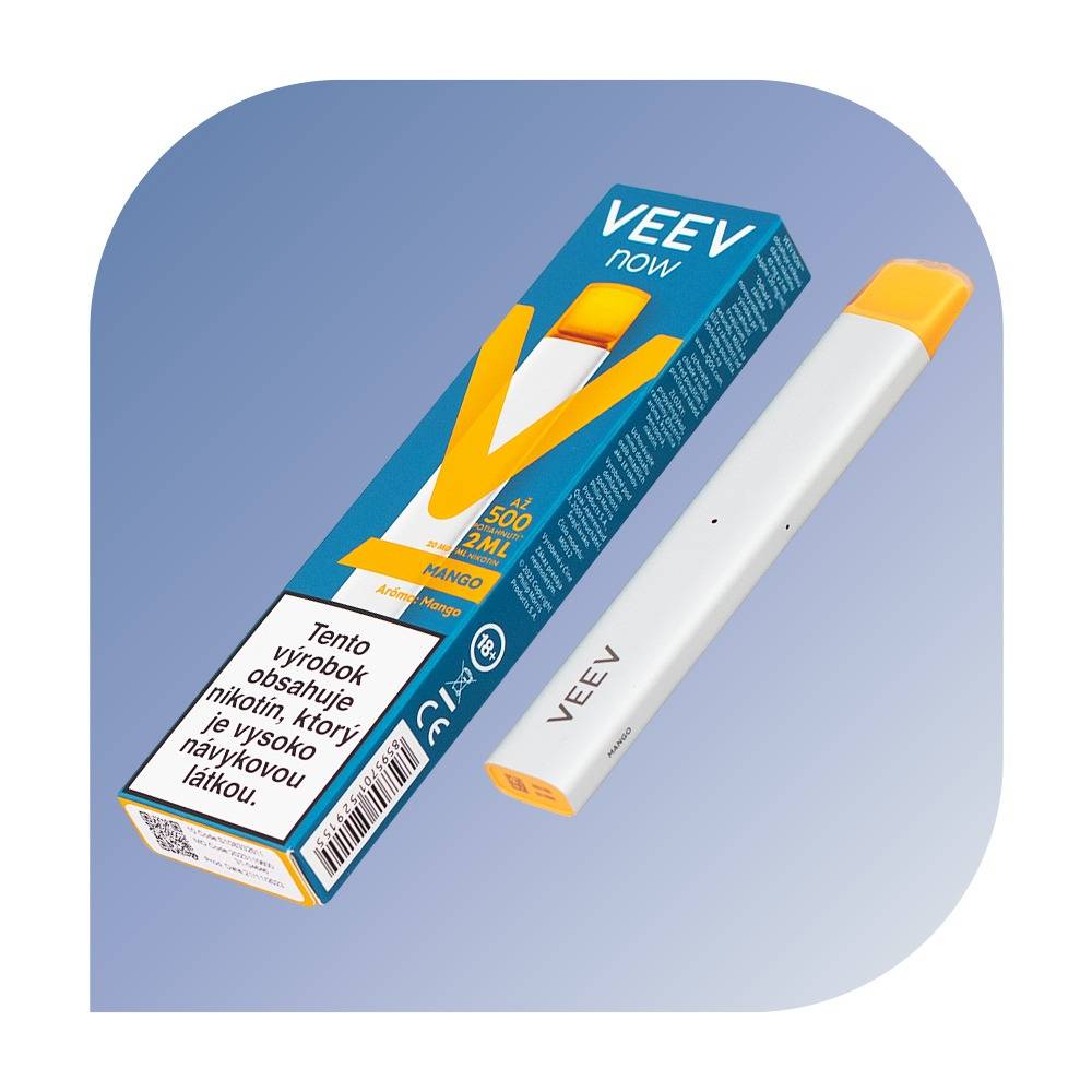 VEEV now 500 Puffs - Mango (20mg/ml) - jednorazovu00e1 bezdymka