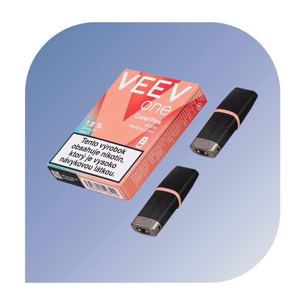 VEEV one - Coral Pink (20mg/ml) - vymeniteu013enu00fd POD 2ks