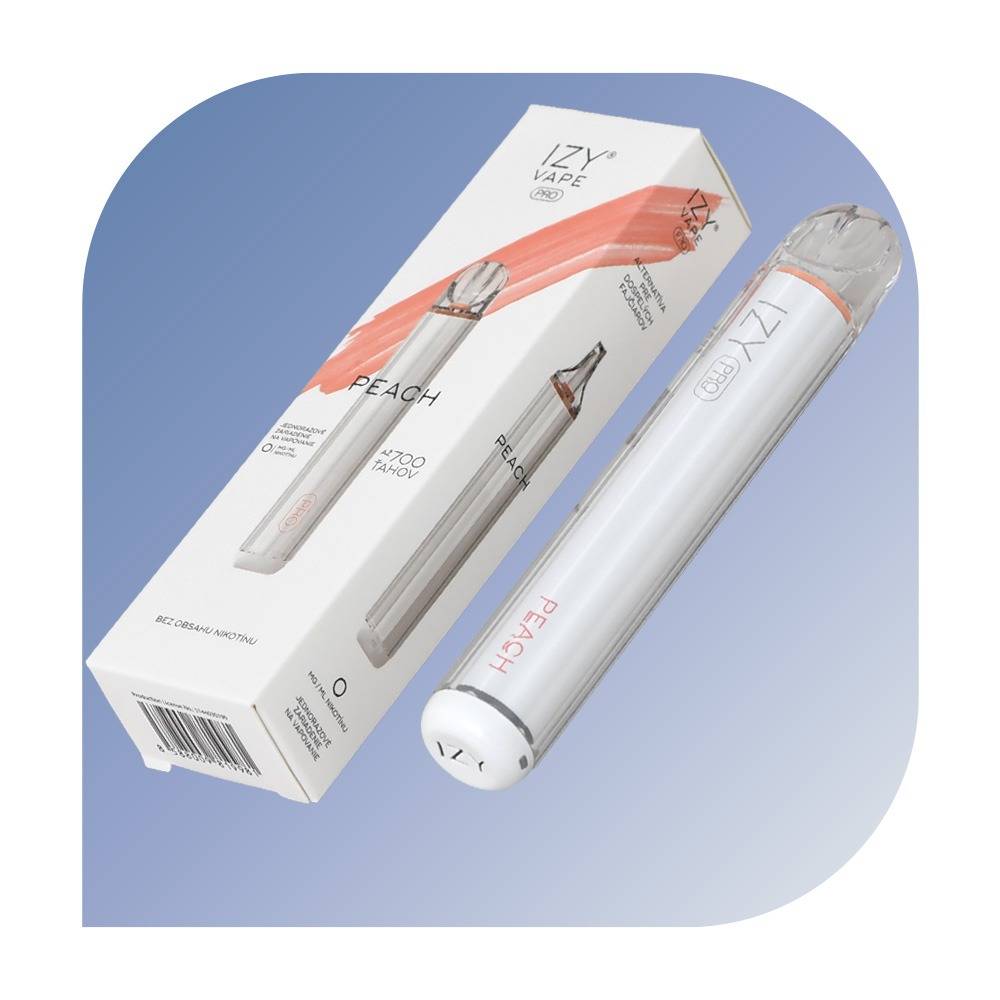 IZY PRO 700 Puffs - Peach (0mg/ml) - jednorazovu00e1 bezdymka