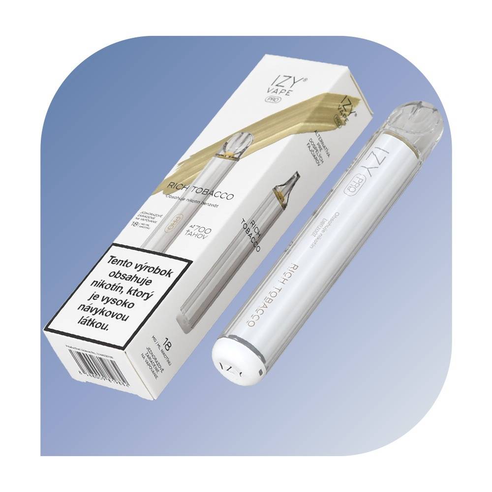IZY PRO 700 Puffs - Rich Tobacco (18mg/ml) - jednorazovu00e1 bezdymka