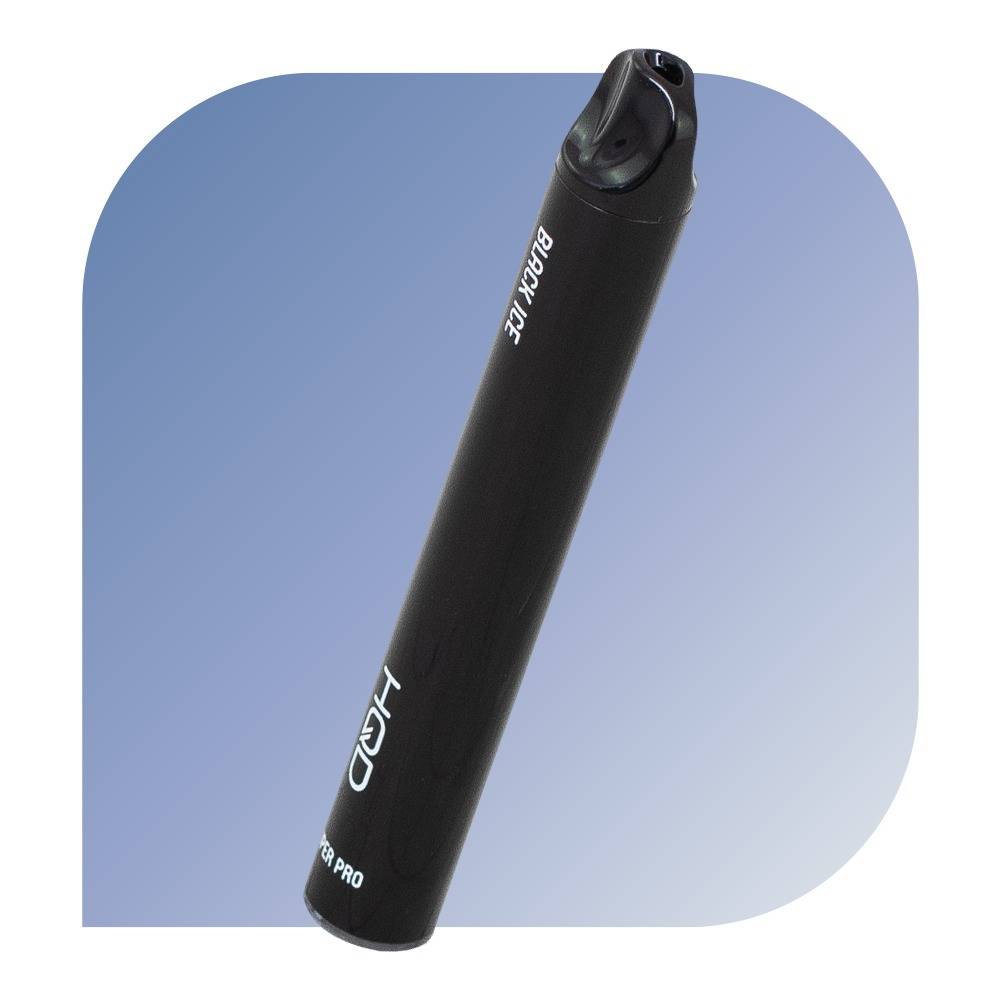HQD SUPER PRO 600 Puffs - Black Ice (20mg/2ml) - jednorazovu00e1 e-cigareta