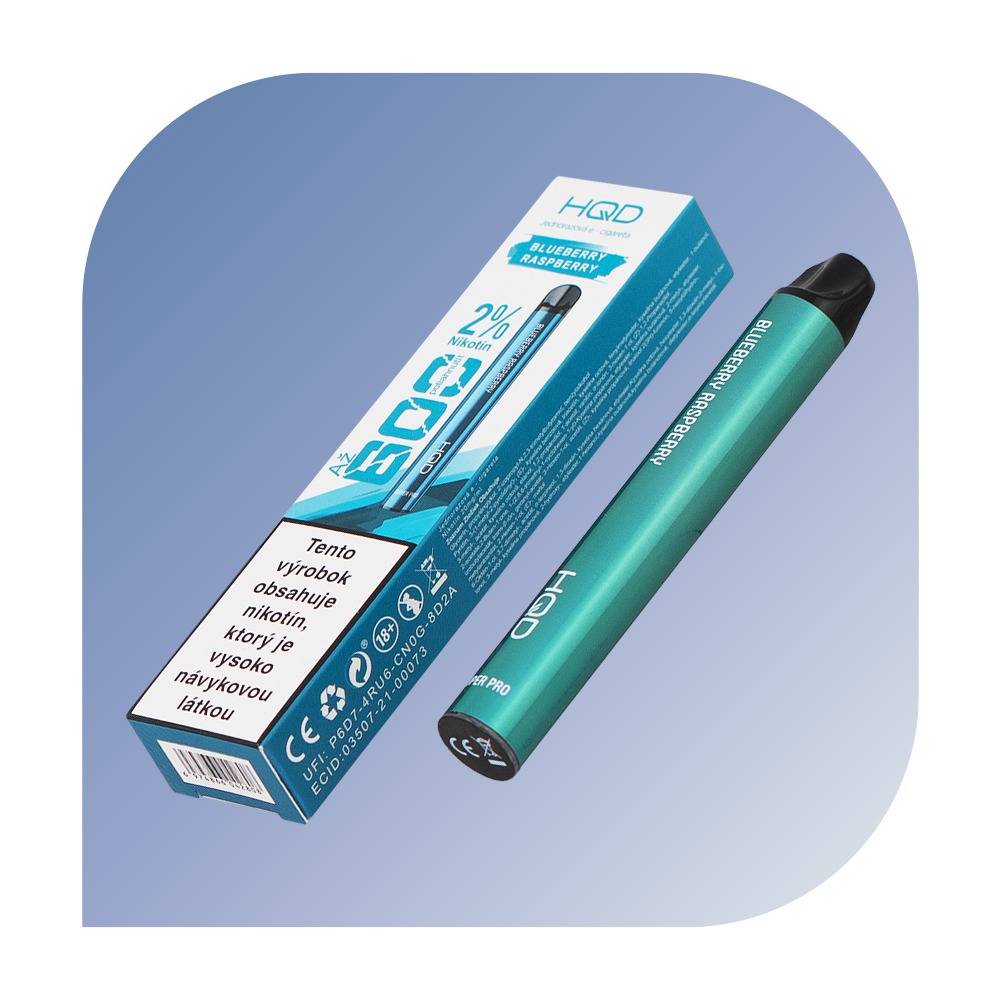 HQD SUPER PRO 600 Puffs - Blueberry Raspberry (20mg/2ml) - jednorazovu00e1 e-cigareta