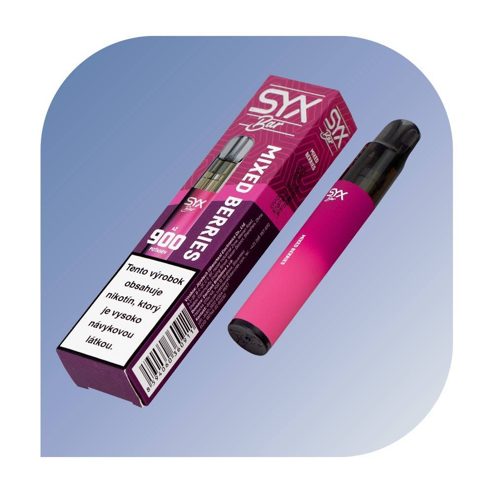 SYX Bar 900 Puffs - Mixed Berries (20mg/ml) - jednorazová bezdymka