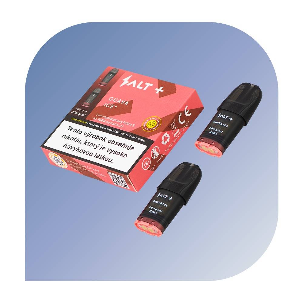 Salt Plus - Guava Ice (20mg/ml) - vymeniteľný POD 2ks