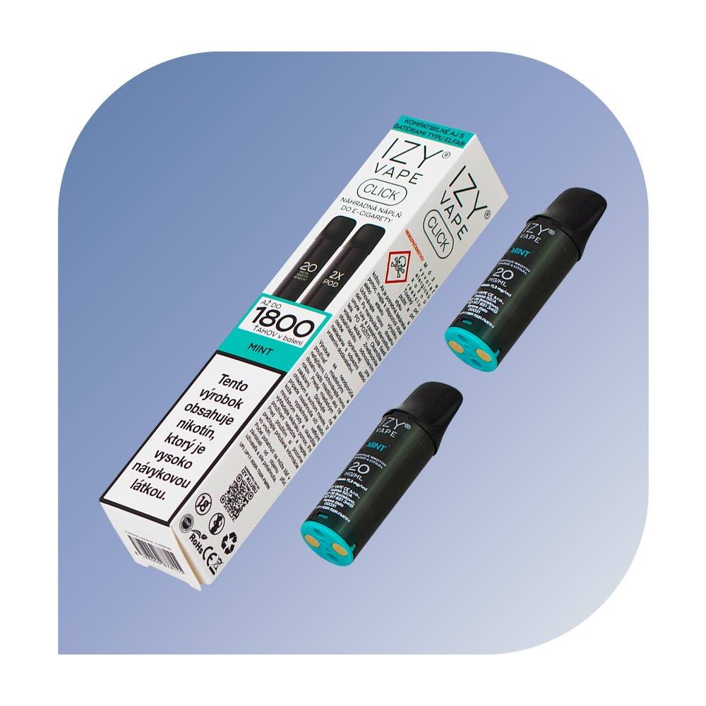 IZY CLICK - Mint (20mg/ml) - vymeniteľný POD 2ks