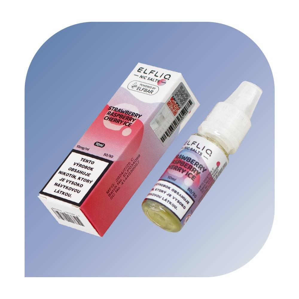 Elfliq - Strawberry Raspberry Cherry Ice (10mg/ml) - e-liquid