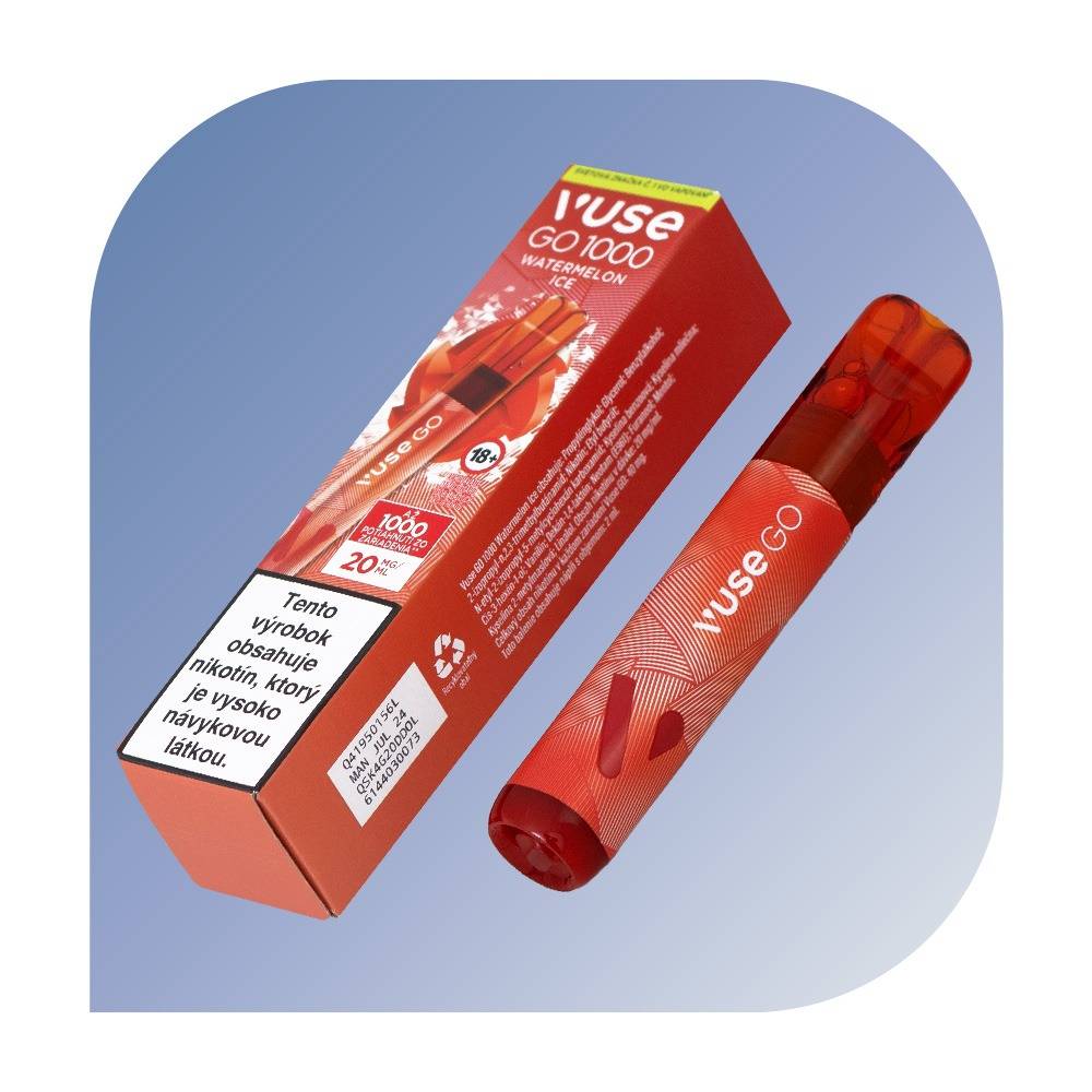 VUSE GO 1000 Puffs - Watermelon Ice (20mg/ml) - jednorazová bezdymka