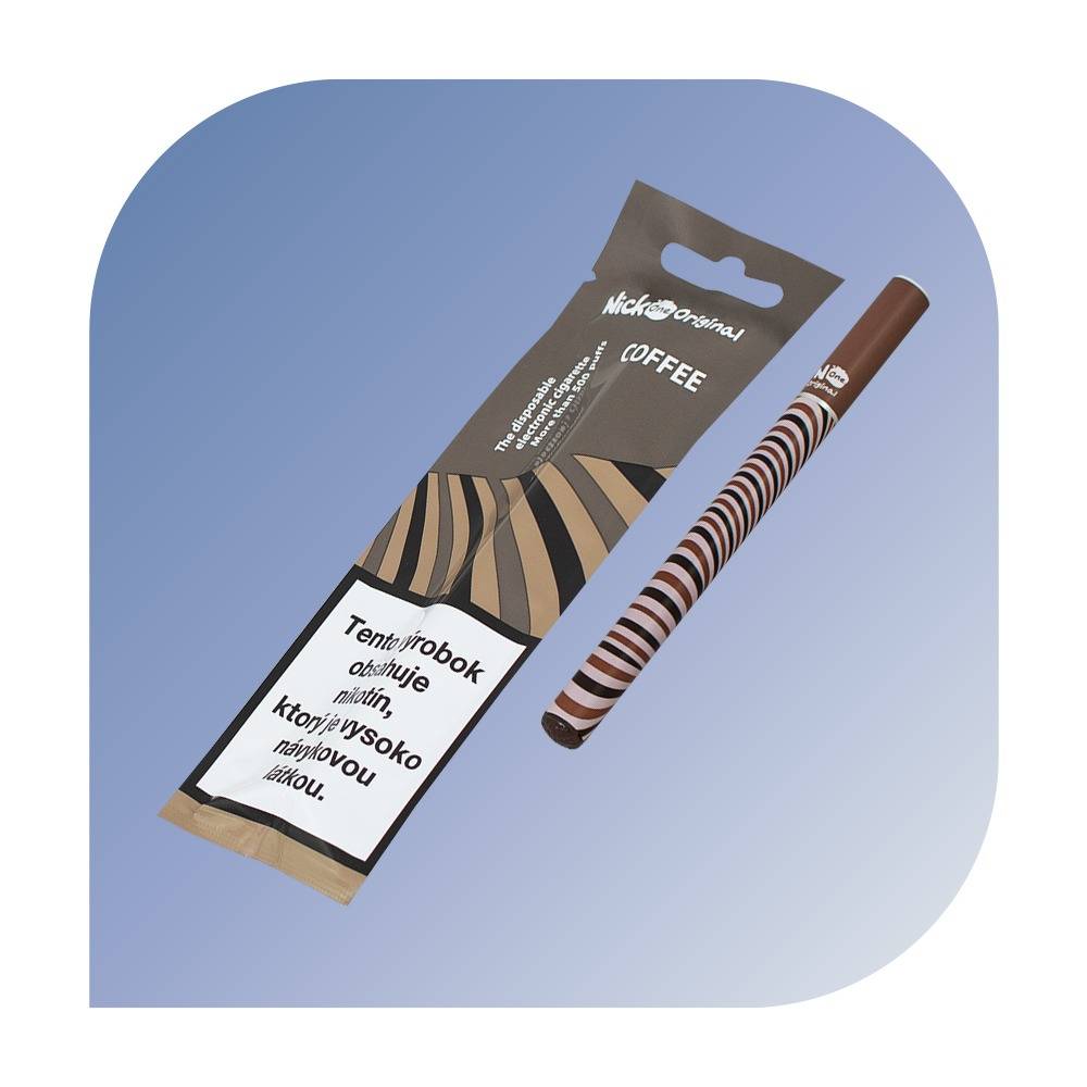 Nick One 500 Puffs - Coffee (16mg/ml) - jednorazovu00e1 bezdymka