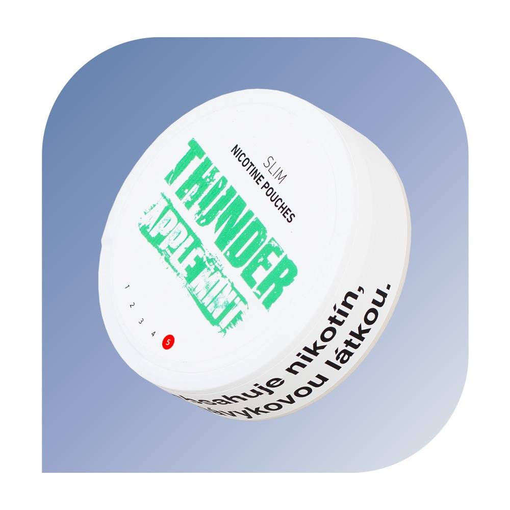  Thunder 5 - Apple Mint Slim (16mg/g) - nikotu00ednovu00e9 vrecu00fau0161ka