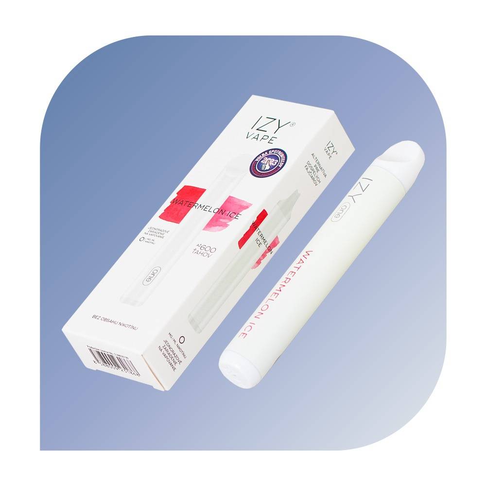IZY ONE 600 Puffs - Watermelon Ice (0mg/ml) - jednorazovu00e1 bezdymka