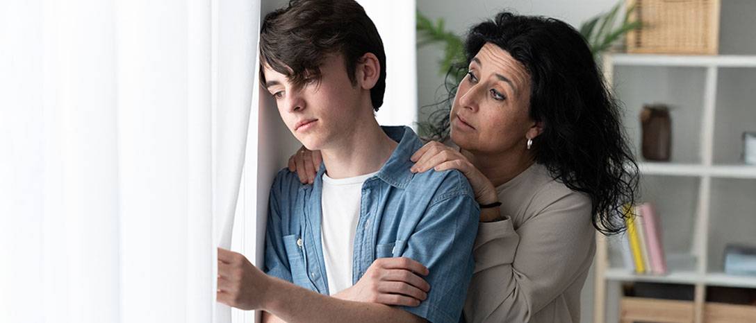 mladistvý chlapec závislý na nikotíne