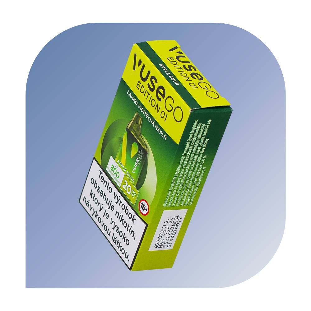 elfbar elfa master akku Vuse GO 1000 jednorázová e-cigareta Green Apple