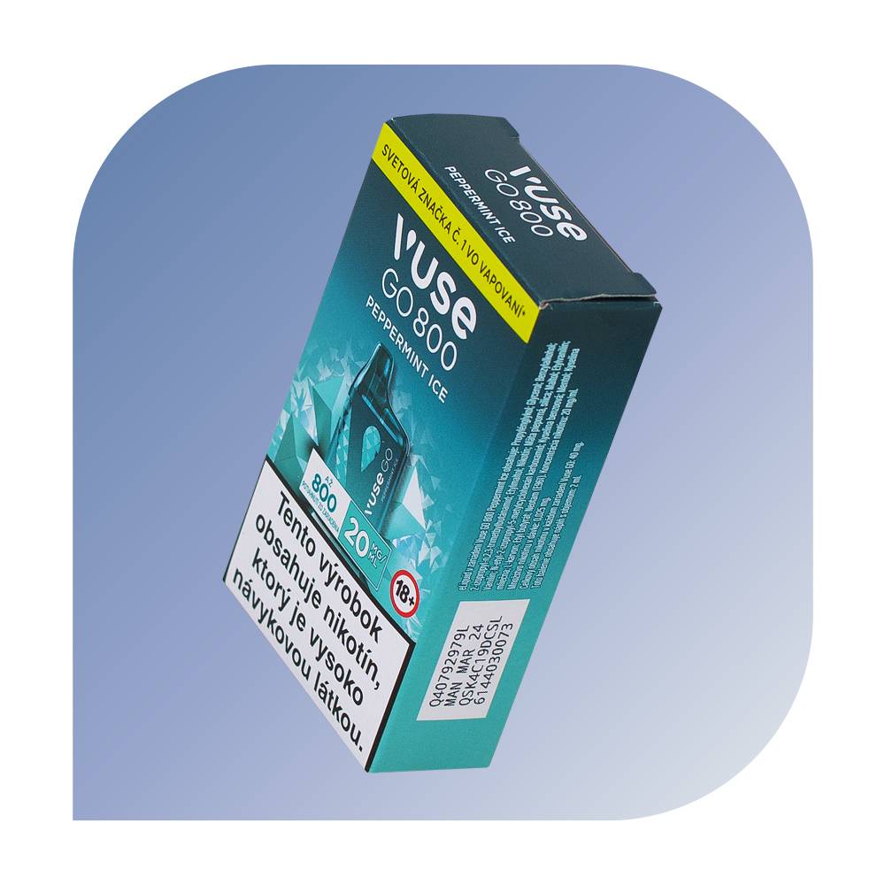 vuse go miga na niebiesko Vuse GO 5000 Polar Mint Flavour Disposable Vape main image 0