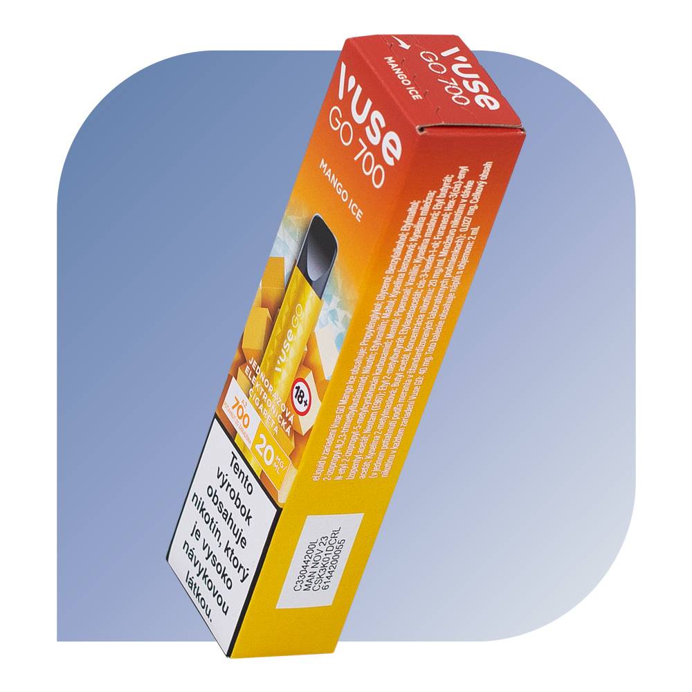 VUSE GO 700 Puffs - Mango Ice (20mg/ml) | Gudvio.sk