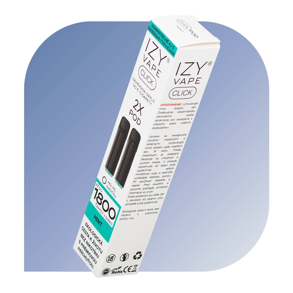 IZY CLICK - Mint (0mg/ml) | Gudvio.sk