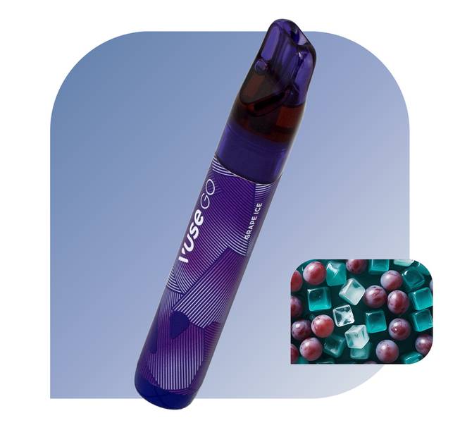 VUSE GO 1000 Puffs - Grape Ice (20mg/ml) | Gudvio.sk VUSE GO 1000 Puffs - Grape Ice (20mg/ml) | Gudvio.sk