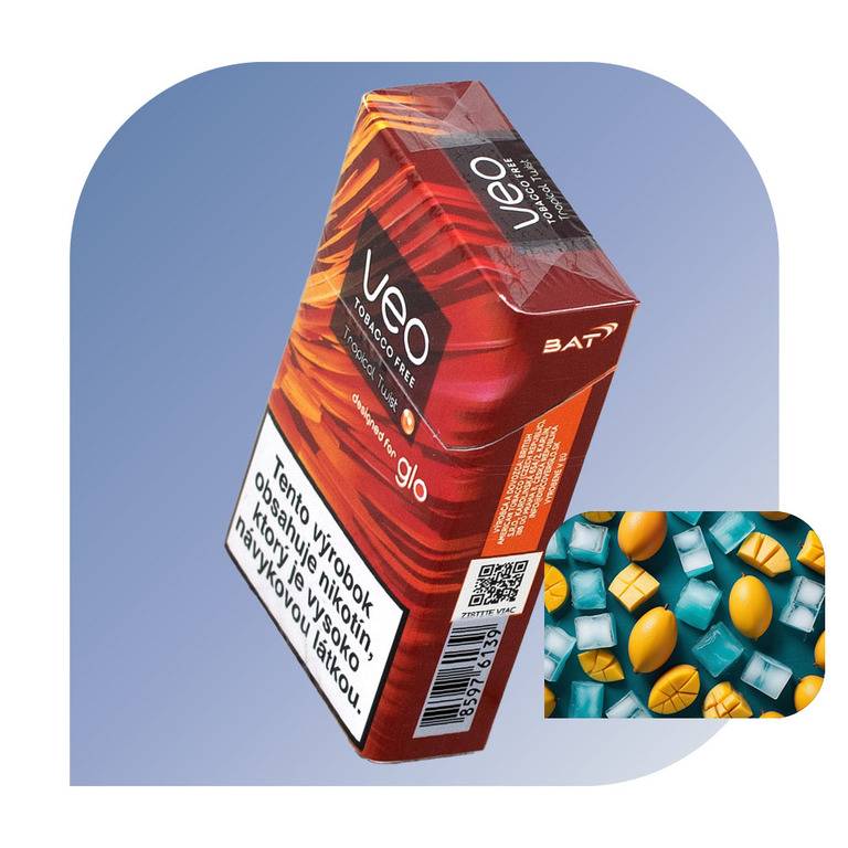 VEO Tropical Twist 4,2 g - bez tabakové náplne do GLO