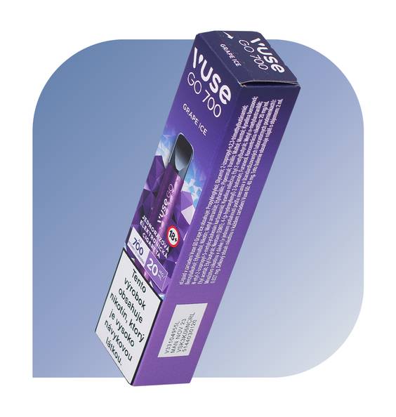 VUSE GO 700 Puffs - Grape Ice (20mg/ml) | Gudvio.sk VUSE GO 700 Puffs - Grape Ice (20mg/ml) | Gudvio.sk