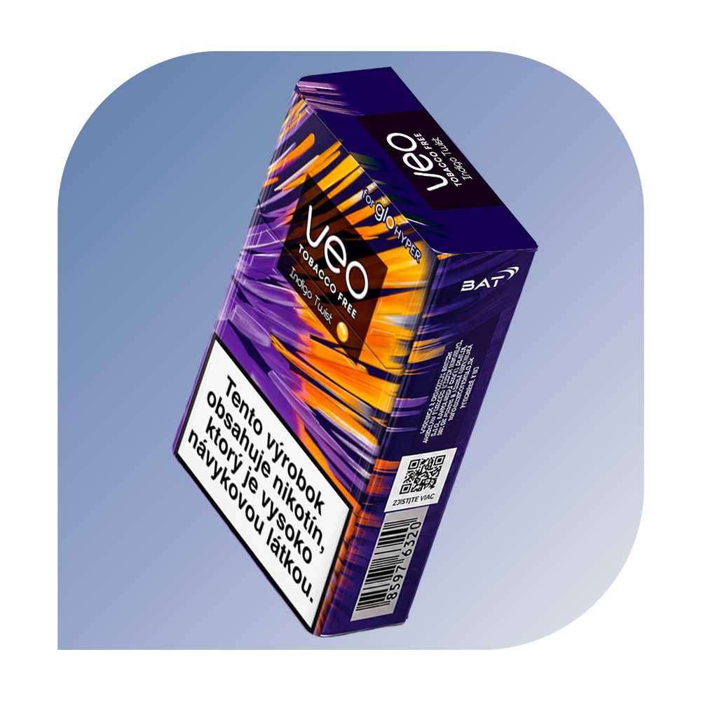 VEO Indigo Twist 4,1 g - bez tabakové náplne do GLO